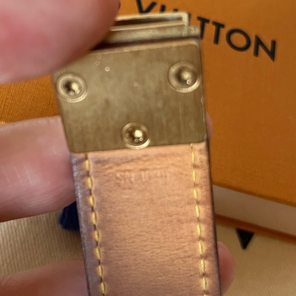 Louis Vuitton Leather Koala Nomade LV Cuff Bracelet - Picture 10 of 14